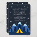 Recherche de happy camper invitations Rustique