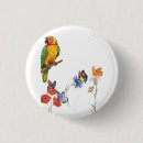 Recherche de perroquet badges Fleurs