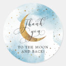 Recherche de lune bleue autocollants Lune et étoiles