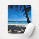Recherche de plages tropicales tapis souris Boracay