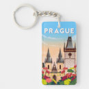 Recherche de prague tchèque porteclés Vintage