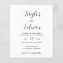 Recherche de chic 11x14 invitations Moderne