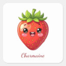 Recherche de fraise kawaii autocollants Mignon