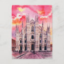Recherche de peinture italienne cartes postales Aquarelle