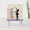 Recherche de ballerine vintage vœux cartes Danse