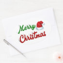 Recherche de chapeau père noël autocollants Rouge
