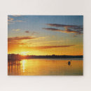 Recherche de kayak puzzles Coucher de soleil