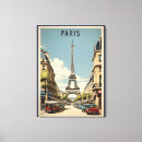 Recherche de tour eiffel vintage toiles Travel