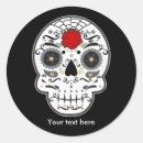 Recherche de le jour des morts autocollants Crâne