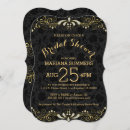 Recherche de lace bridal shower invitations Noir