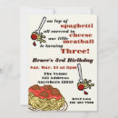 Recherche de spaghetti invitations Enfants