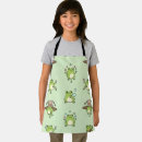 Recherche de grenouille mignonne tabliers Motif de grenouille