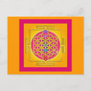Recherche de yantra cartes postales Fleur de vie