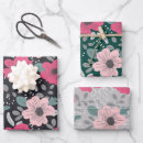 Recherche de motif plat papier cadeau Pour elle