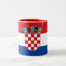 Recherche de drapeau croate tasses Pays