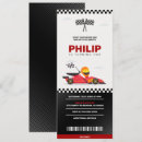 Recherche de voitures de course invitations D'anniversaire