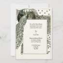 Recherche de peacock mariage invitations Modèle