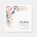 Recherche de pastel floral serviettes Typographie de script