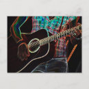 Recherche de guitare électrique cartes postales Cordes