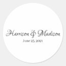 Recherche de noir blanc mariage autocollants Script
