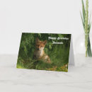 Recherche de renard anniversaire cartes Boisé