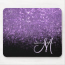 Recherche de monogramme girly tapis souris Étinceler