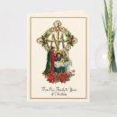 Recherche de religieuse noël cartes Catholique traditionnel