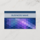 Recherche de hexagonale cartes visite Entreprise