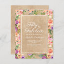 Recherche de kraft anniversaire invitations Boho