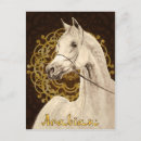 Recherche de cheval arabe cartes postales Gris