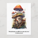 Recherche de champignon comestible cartes postales Nature