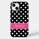 Recherche de pois rose iphone coques Point de polka