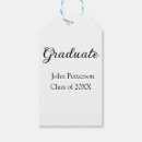 Recherche de graduation étiquettes cadeau Minimaliste