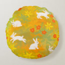 Recherche de lapin blanc coussins Printemps