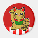 Recherche de neko maneki magnete Japonais