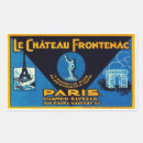 Recherche de châteaux rectangles autocollants Vintage