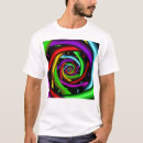 Recherche de spirale bleue tshirts Fractale
