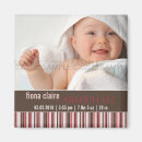 Recherche de fête de naissance magnets Rose