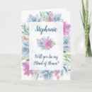 Recherche de servantes invitations Aquarelle