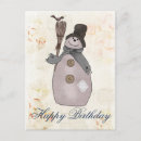Recherche de de bonhomme neige cartes postales Mignon