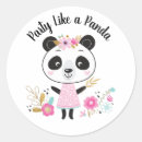Recherche de panda kawaii autocollants Rose