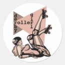 Recherche de rouleau derby autocollants Rollerskate