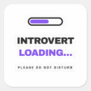 Recherche de chargement autocollants Introverti
