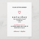 Recherche de rouge de coeur invitations Minimaliste