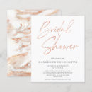 Recherche de marbre rose invitations Feuille d'or rose