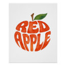 Recherche de pomme posters Vert