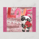 Recherche de panda valentine cartes postales Ours