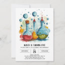 Recherche de la science anniversaire invitations Chimiste