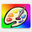 Recherche de palette couleurs tapis souris Artiste