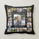 Recherche de année de naissance coussins Collage photo